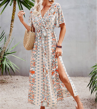 floral print maxi dress