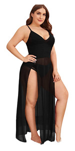 Plus Size Lace Lingerie Dress