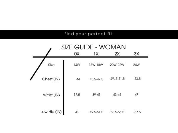 woman size guide