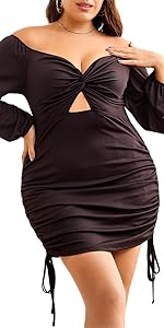 cut out dress wrao dress wrap bodycon dress wrap mini dress