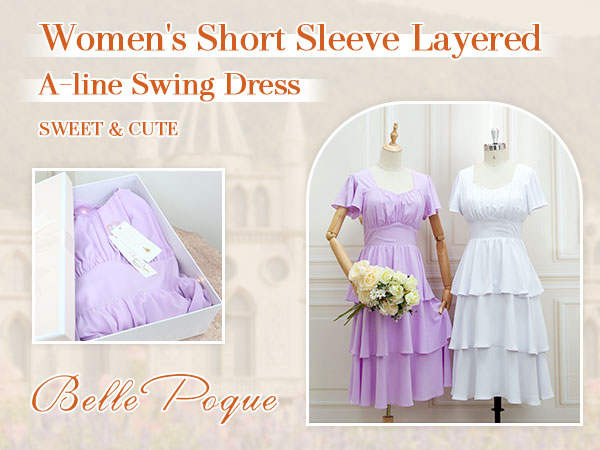 layered swing dress