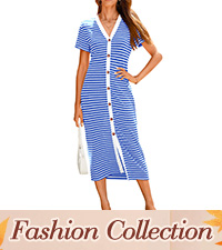 Womens casual striped dress short sleeve dresses wedding guest maternity dress for baby shower girls