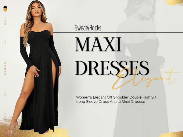 A Line Maxi Dresses