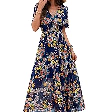 GALOCMO FLORAL MAXI DRESS