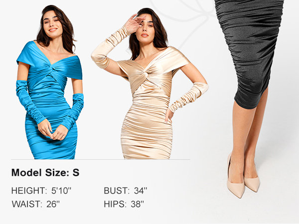 Dress With Built In Shapewear Tummy Control Ruched Bodycon Off Shoulder Dresses