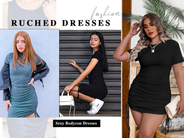 plus size black dress