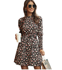 Floral Print Short Dress