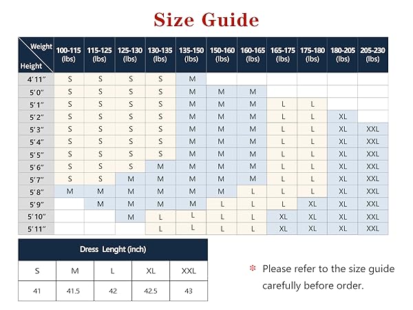 size guide small