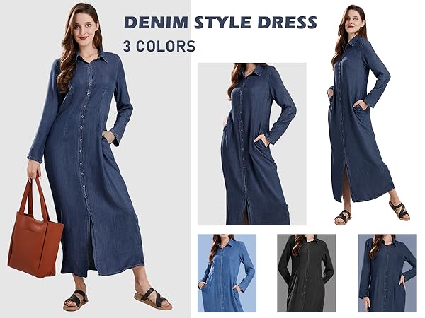 WOMEN DENIM DRESS