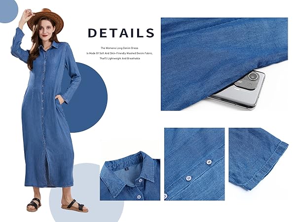 WOMEN DENIM DRESS