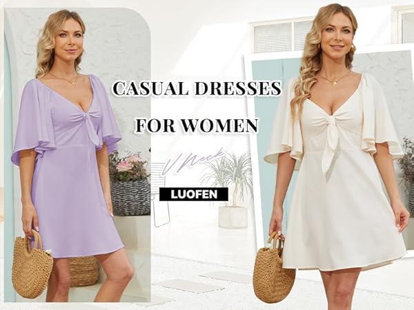 Spring Dresses for Women 2024 Elegant Dresses for Women Flowy Dresses for Women