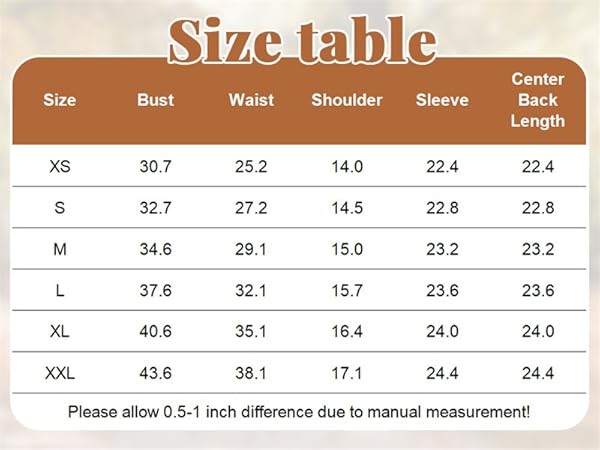 Size Chart 2