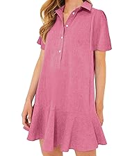 short sleeve shirt dress