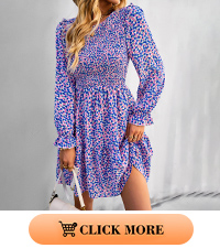 Smocked Flowy Mini Dress