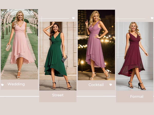 summer dress wedding guest dress formal dress cocktail dress homecoming dress 