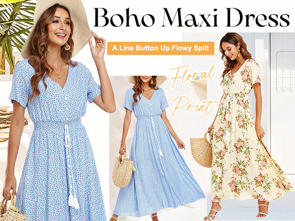 boho maxi dresses