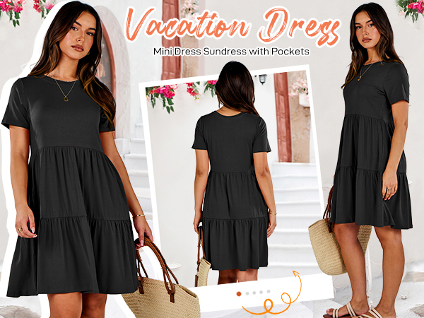 T-Shirt Ruffle Dress