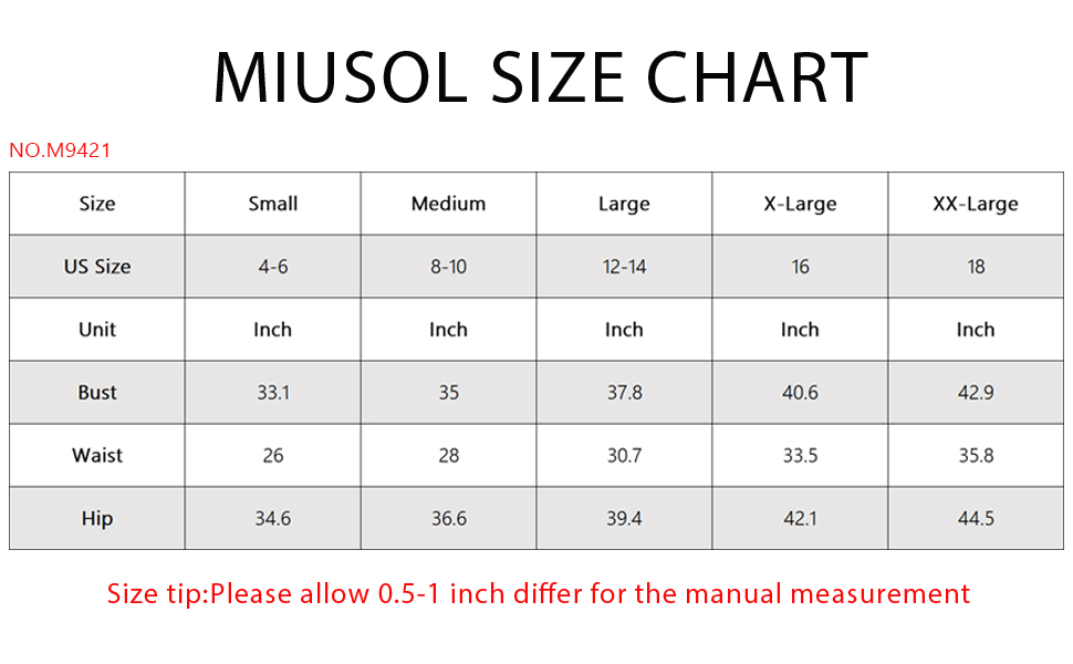 size chart 9421