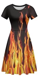 Women Fire Dress