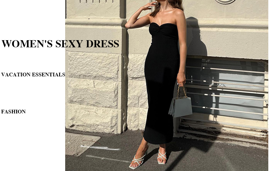 women''s midi sexy dress