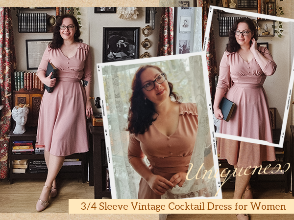 women vintage dress