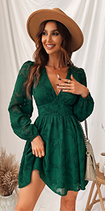 Green Lace mini dress