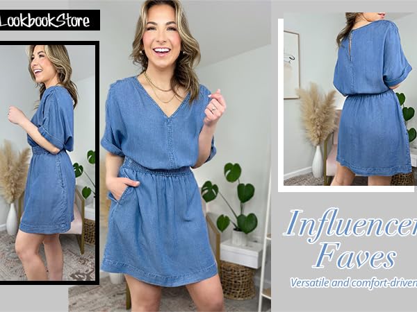 chambray dress