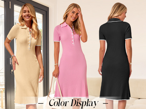 Women''s Short Sleeve Slim Fit Formal Cocktail Dress