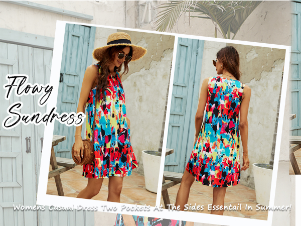 flowy summer dress for women