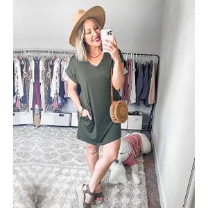 tshirt dresses for women casual summer   dresses with pockets for women   womens dresses casual