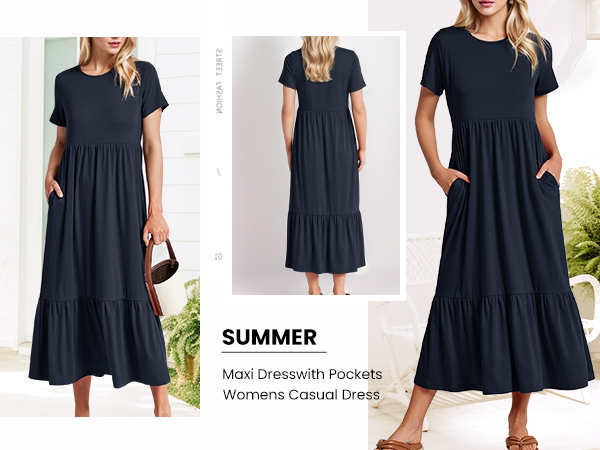 long casual dress for women