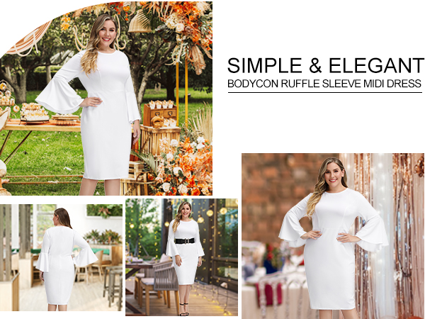 church dress for women plus size elegant