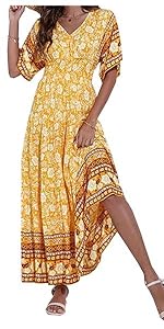 boho maxi dress