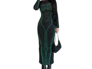 3D Body Print Bodycon Dress