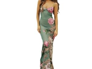 Y2K Strapless Strap Dress