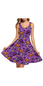 halloween skater dresses