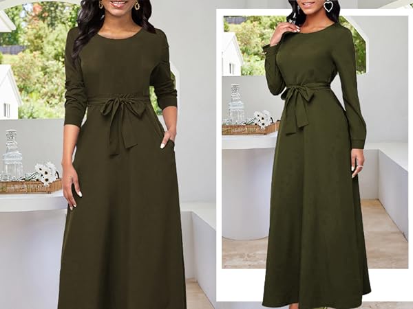 long dress maternity dress casual dress green dress