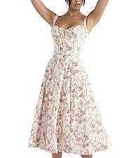 floral corset dress