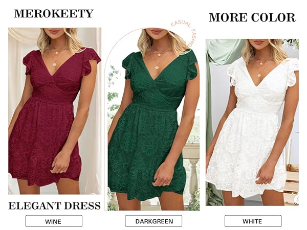 Solid Color Mini Dresses