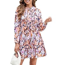 dokotoo womens floral boho dress