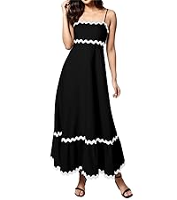 Boho Spaghetti Strap Ruffle A Line Beach Long Maxi Dress