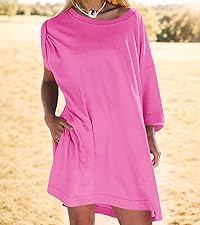 3/4 Sleeve T-Shirt Dress