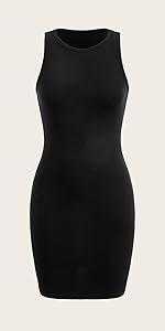 sleeveless bodycon dress