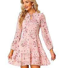 Long Sleeve Floral Dress