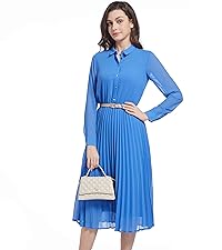 vintage classic elegant shirt dress for women 2024