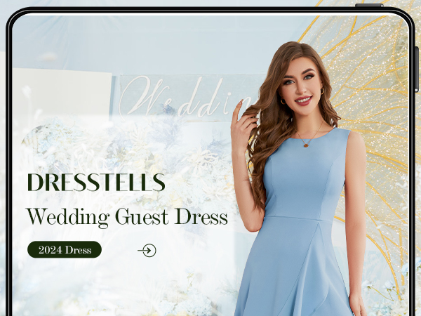 formal wedding guest dress for women 2024