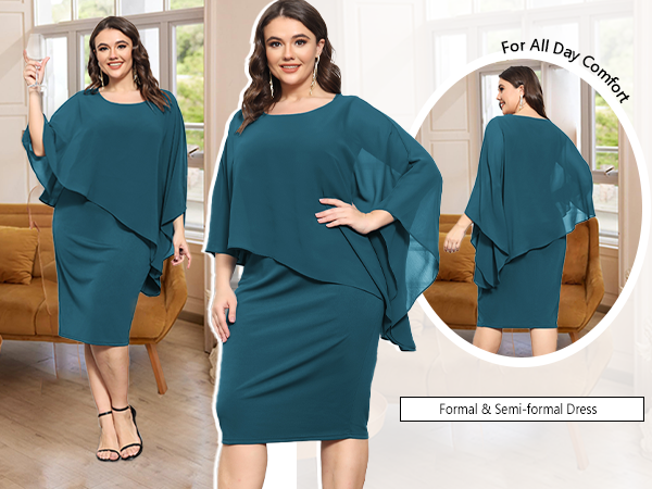 Plus Size Cocktail Dress