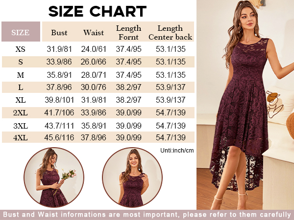 muadress size suggestion from customers feedback