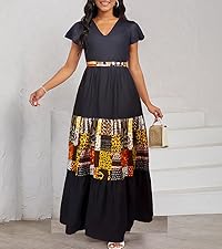 MAXI DRESS FOR CURVY WOMEN PLUS SIZE SUMMER DRESS