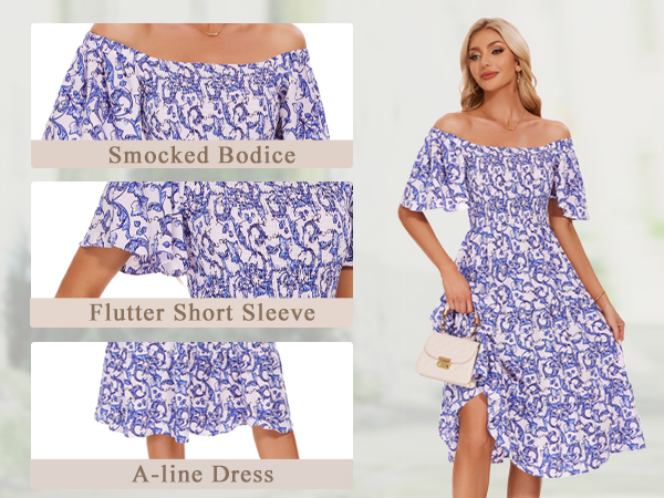 smocked summer dress